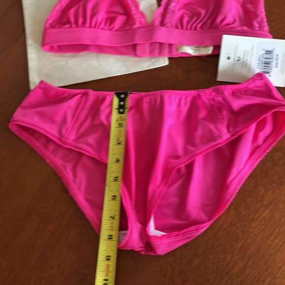 Spell SET Azalea Lace bralette medium NWT Bloomers large NWOT pink - Picture 11 of 16